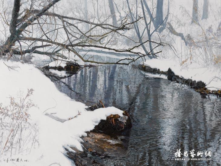 晨雪_雪景系列作品_蔡楚夫作品展_蔡楚夫在线作品_蔡楚夫官方网站