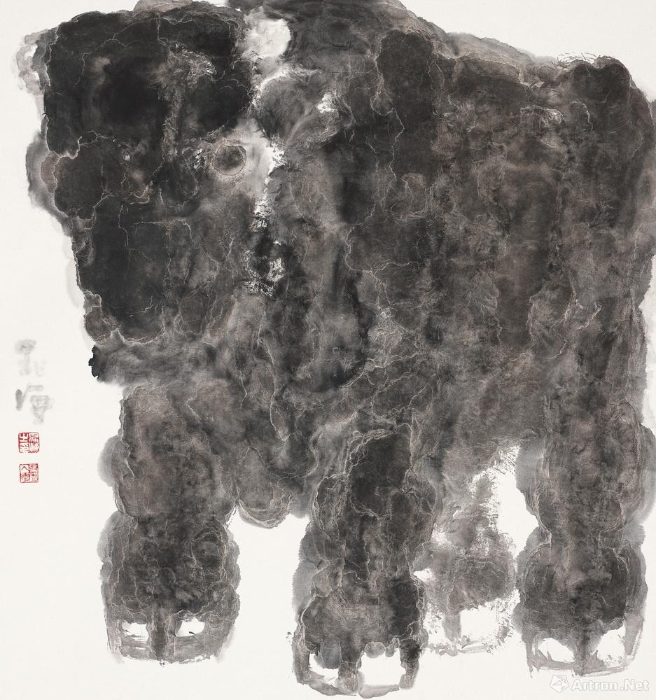 晁海作品:牛系列之六^_^ br>no.6 of the cattle series