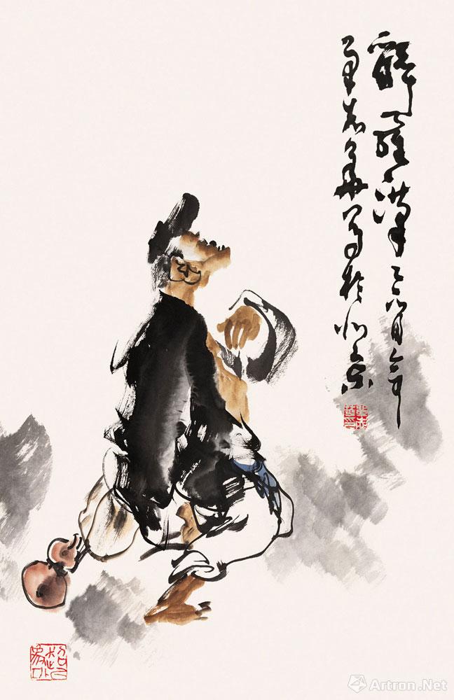 老子出关图