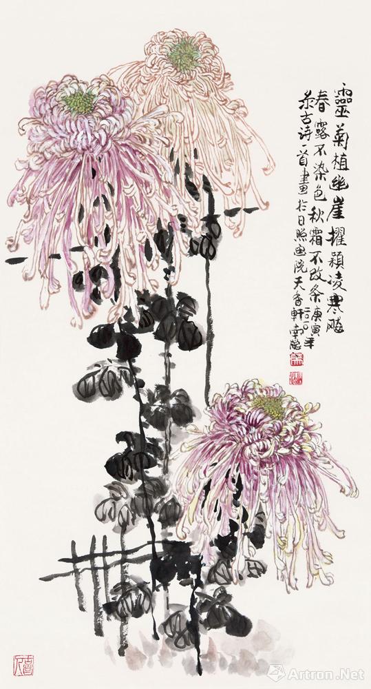 还来就菊花_《中国近现代名家画集·马世治》_马世治