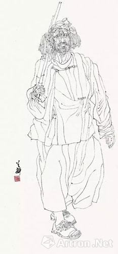 人物画技法》   《中国近现代名家精品丛书——王首麟线描
