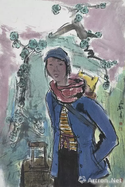 生命的明证—张立柱的写意人物画