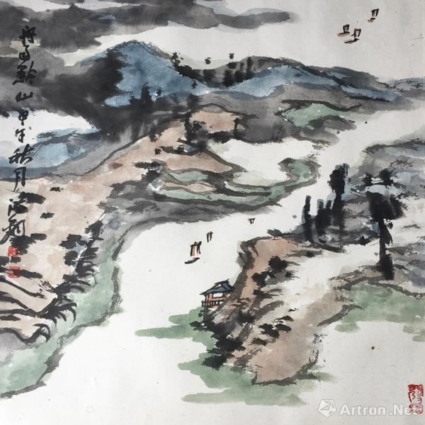 描绘青州风貌 买鸿钧山水画展在山东举办