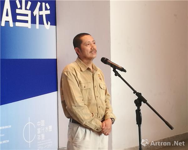本次展览总策划,广州美术学院大学城美术馆馆长左正尧在展览开幕式上