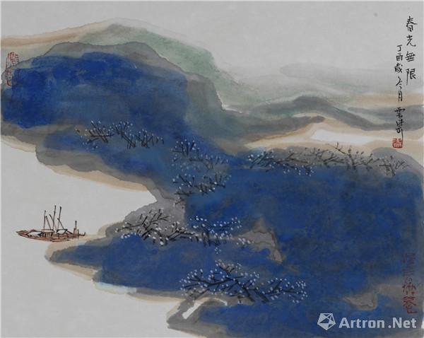 资讯 资讯详细    积墨与青绿,是李云集山水画创作的两大重要版图.
