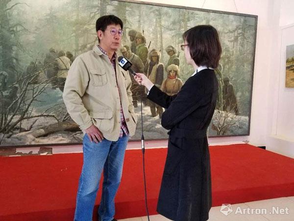 王功学雪景油画作品一一干净大气,优美