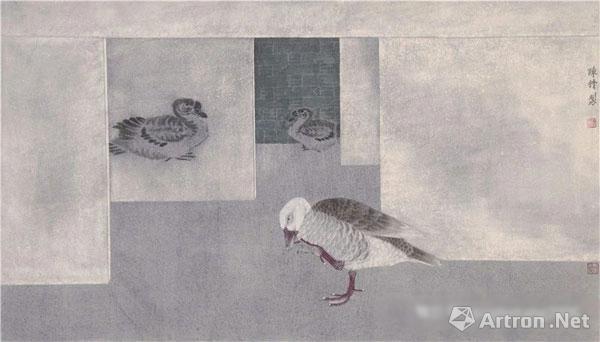 【动态】飞向叙事的禽鸟们——陈林新工笔花鸟画评说