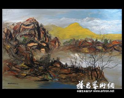 “自然的灵性”安昌奎油画风景