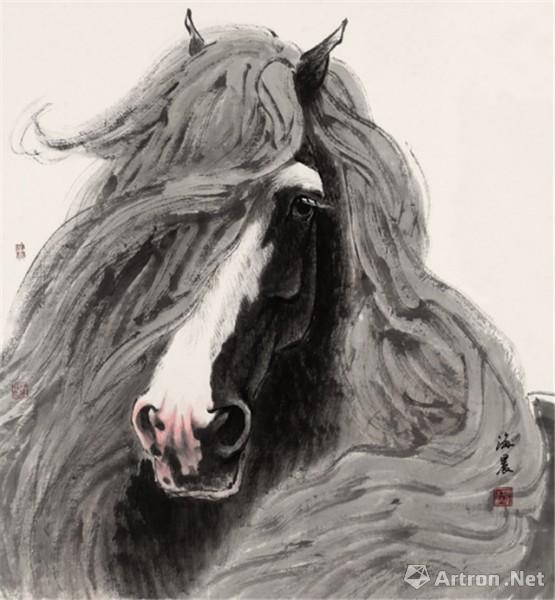 《马的肖像系列五 孙海晨 90x97cm