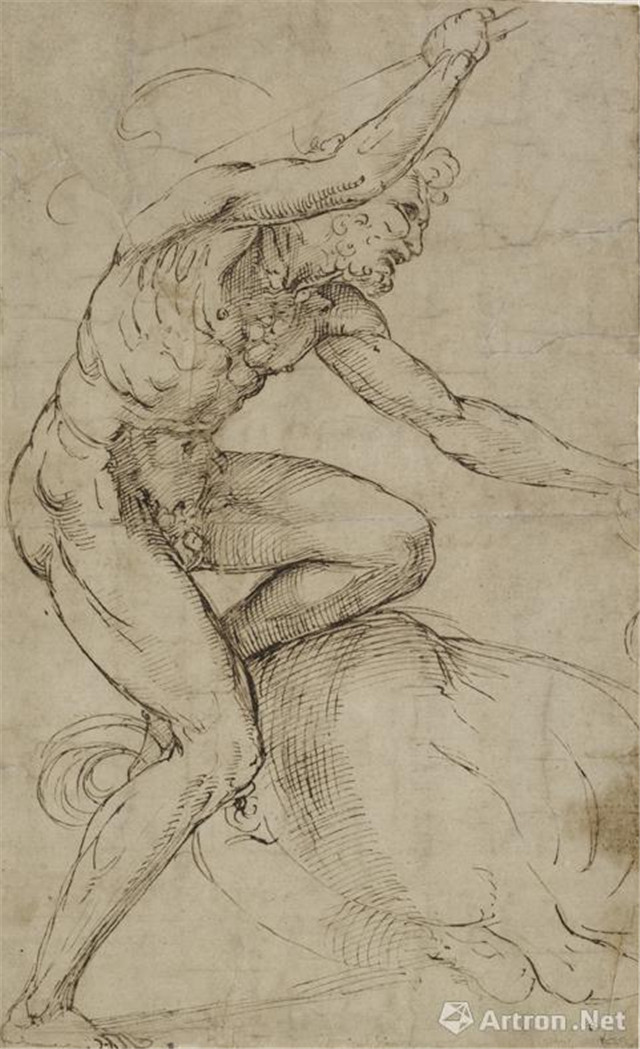 “海格力斯与半人马”拉斐尔大英博物馆藏意大利文艺复兴时期素描精品展