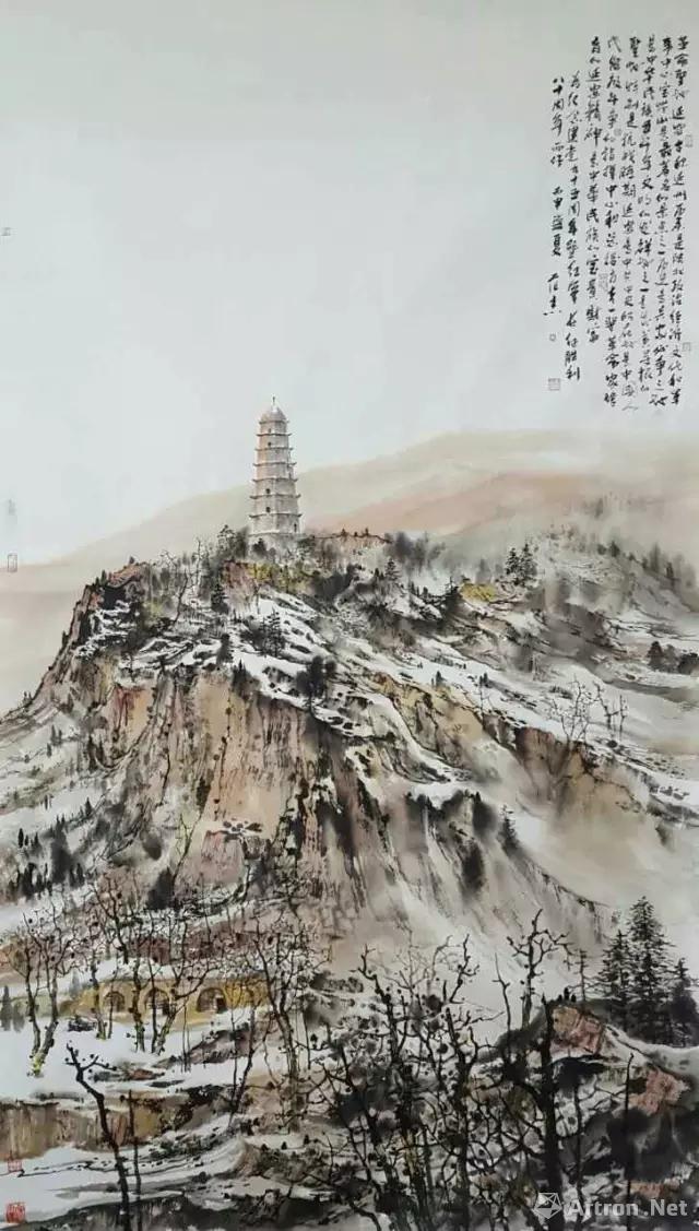 《延安》   97×180cm