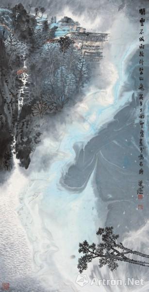 闽壑烟岚梁明大泼彩山水画展厦门站