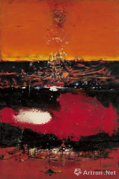 《楼兰夜话no.58 陈海 60x120cm 2007年 布面油画