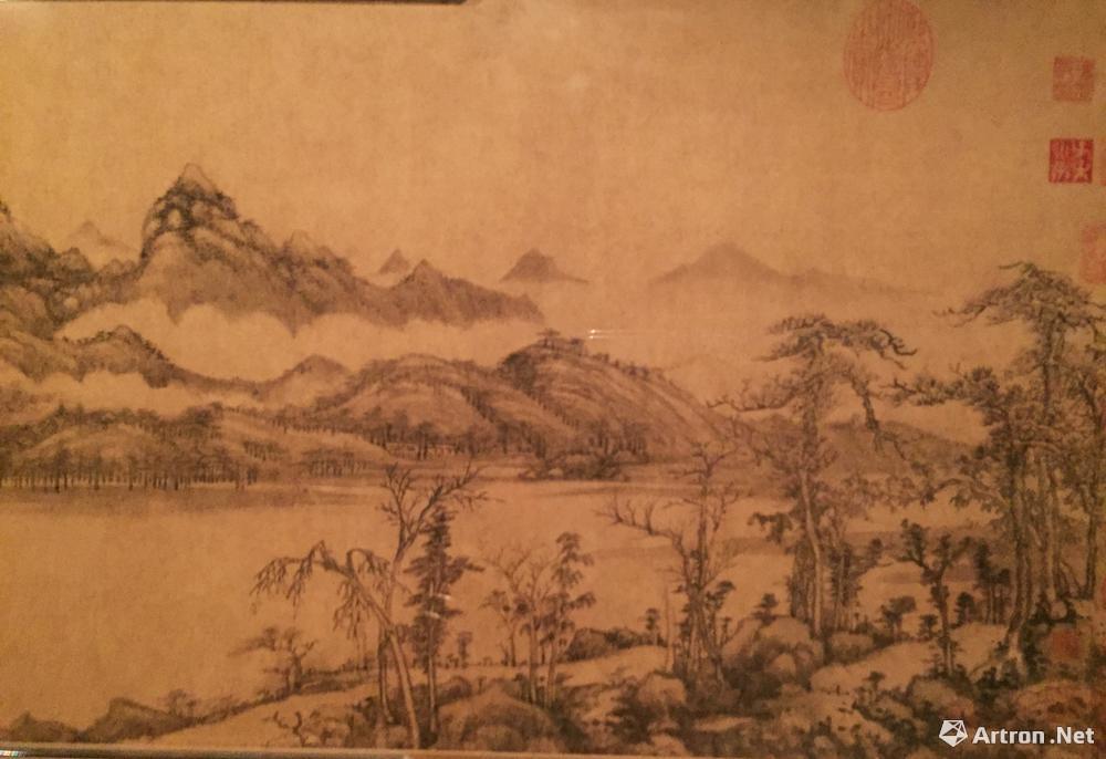 《溪山雨意图》 局部3  黄公望
