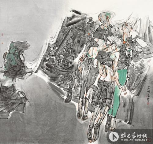 2013中国国家画院国画书法版画邀请展在上海开幕 - 张弟德 - 张弟德博客