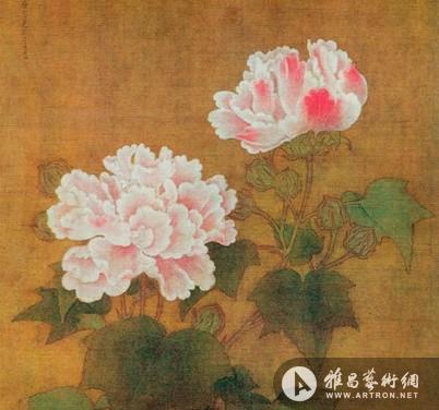 李迪《红白芙蓉图》