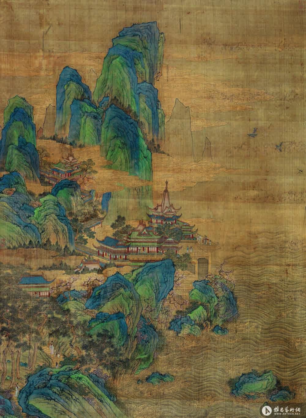 黄秋园作品《福山寿海楼观图》