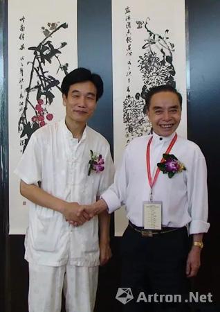 著名潮剧艺术家张长城参观画展