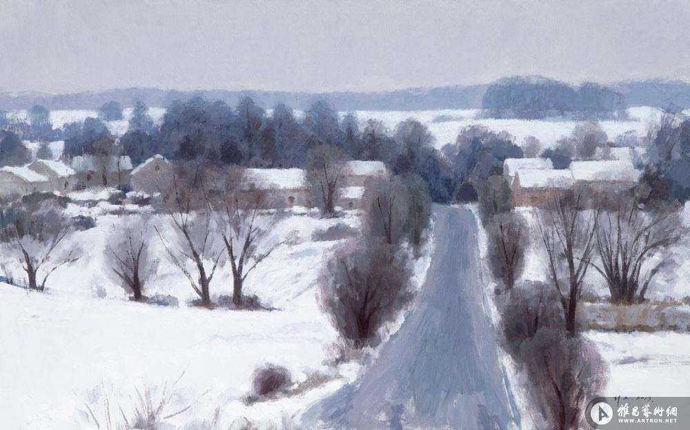 雪后的乡村公路