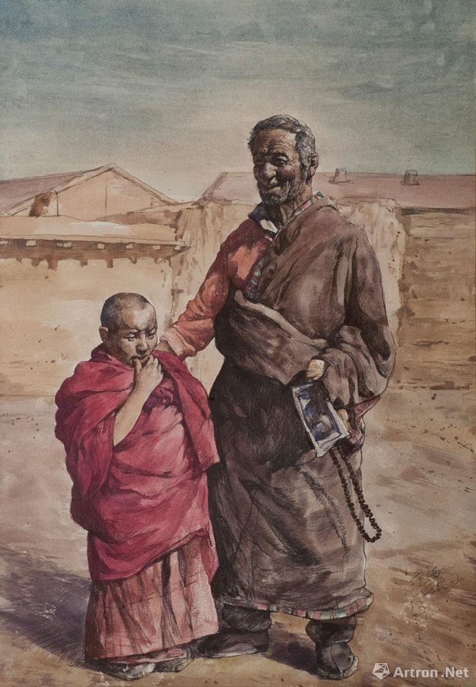 藏民生活水彩写生（4）