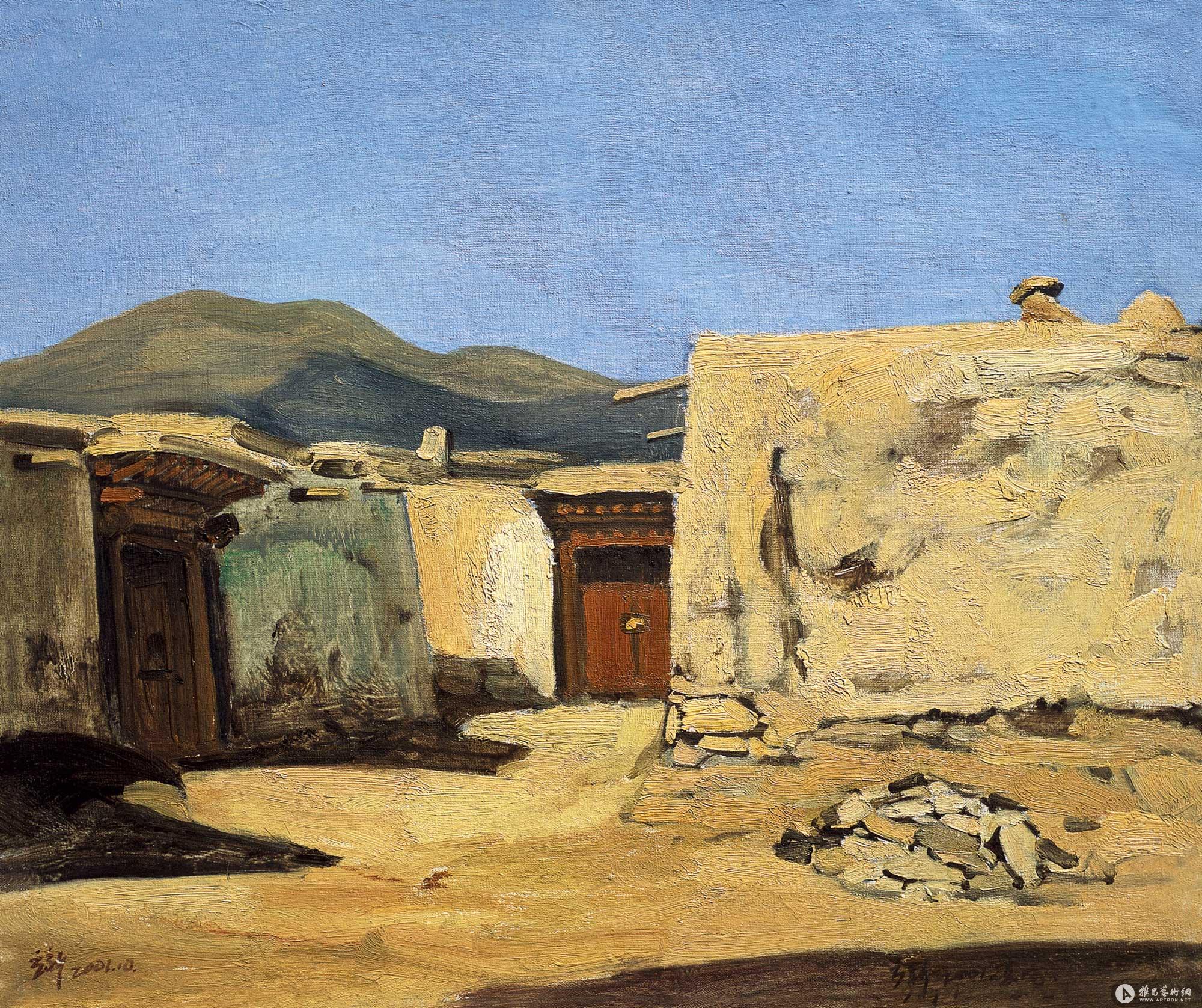 农家_《孙立新画集》_孙立新作品展_孙立新在线作品_孙立新官方网站