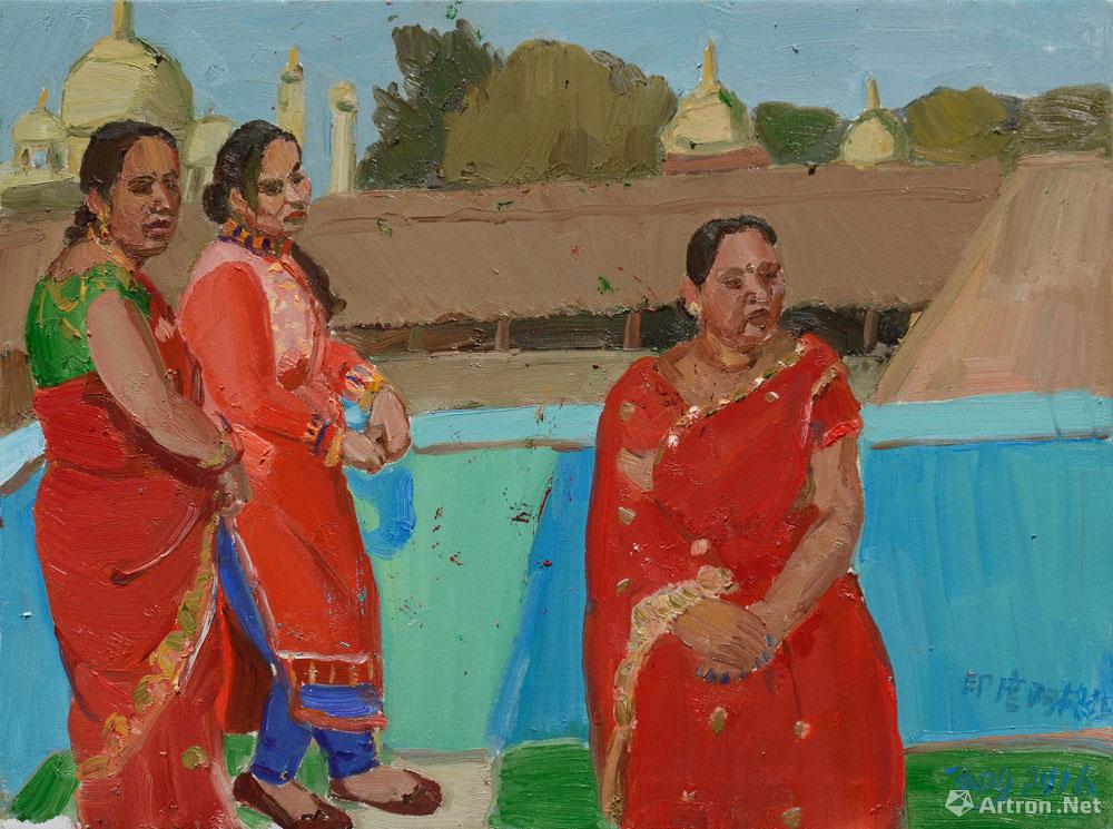 泰姬陵的女人们（印度阿格拉）