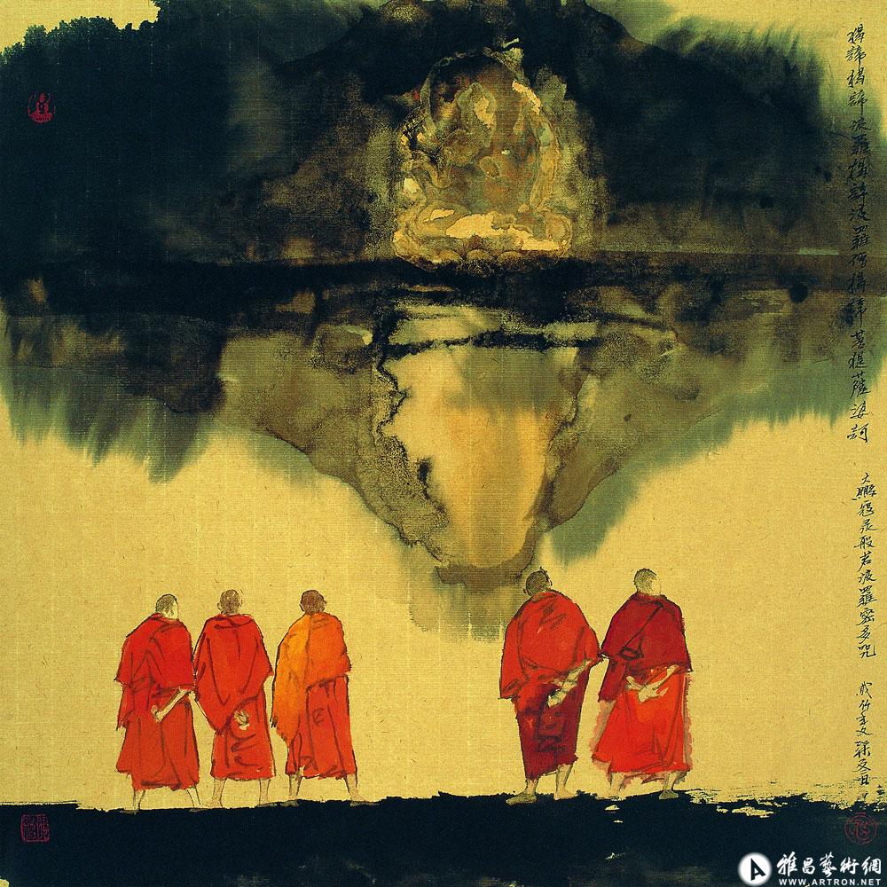 紫气东来_《清净世界》系列_寇月朋作品展_寇月朋在线作品_寇月朋官方
