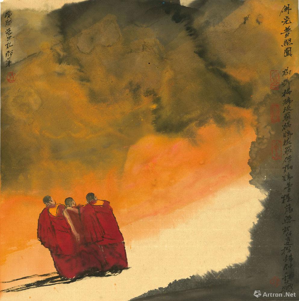 佛光002_《清净世界》系列_寇月朋作品展_寇月朋在线作品_寇月朋官方