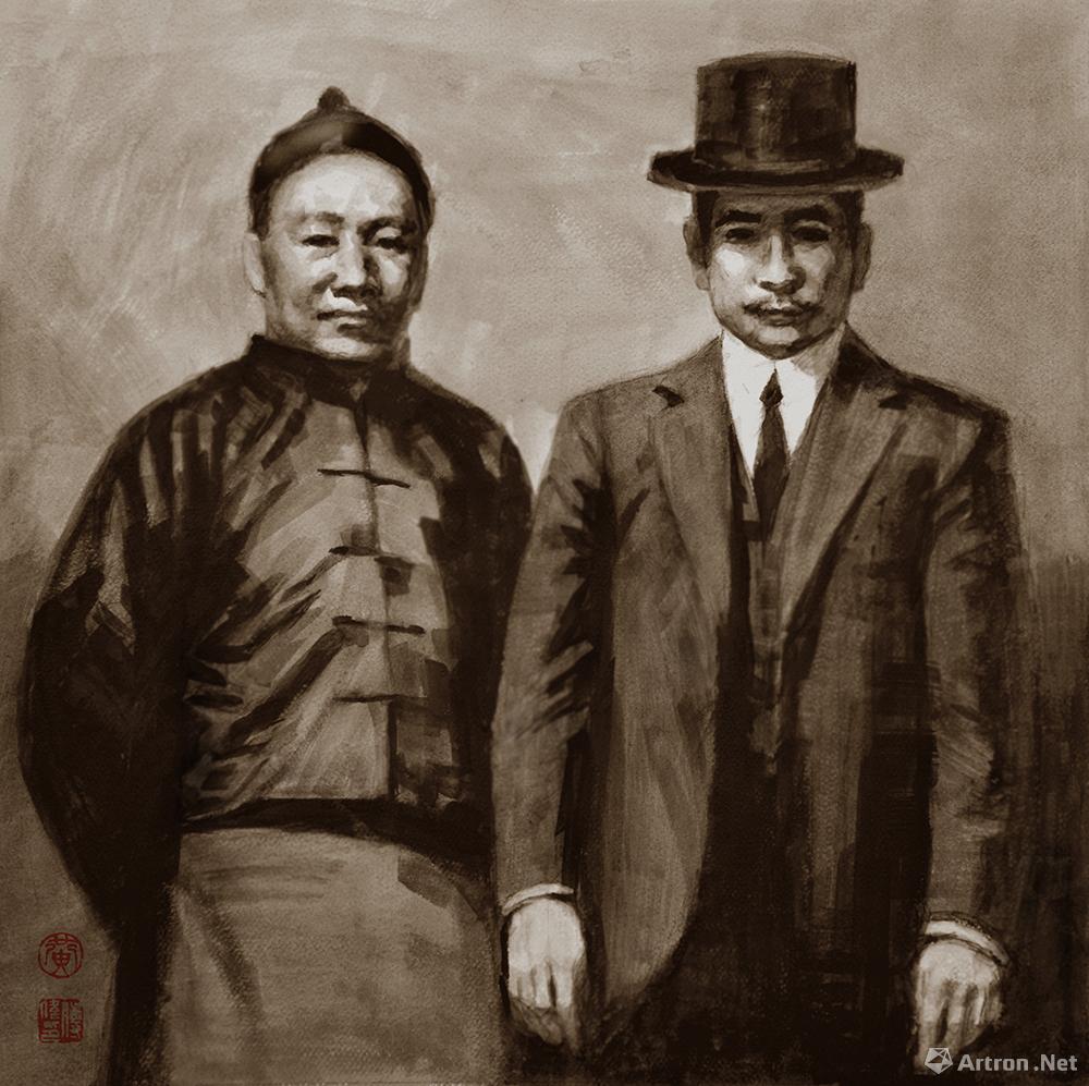 祖父黄階平与孙中山在1912年