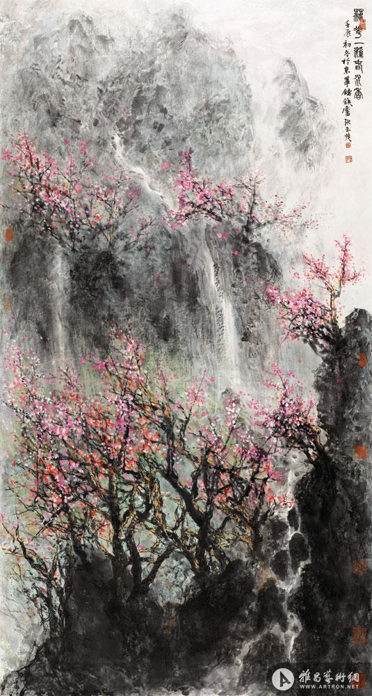 落花一溪春水香<br>^_^Fragrant Stream with Fallen Flowers in Spring