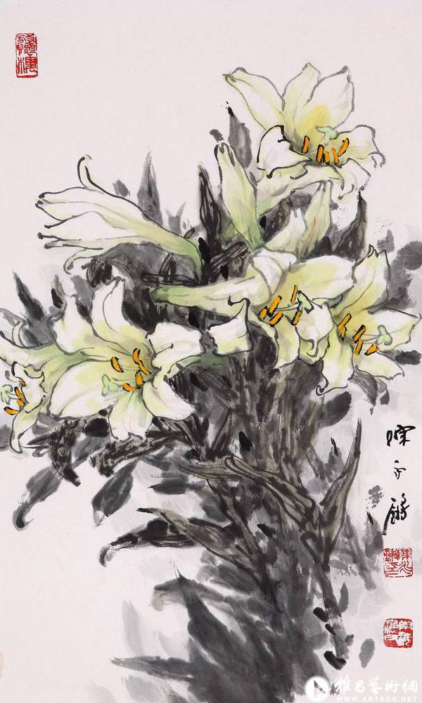 百合花 百花 陈永锵作品展 陈永锵在线作品 陈永锵官方网站 雅昌艺术家网