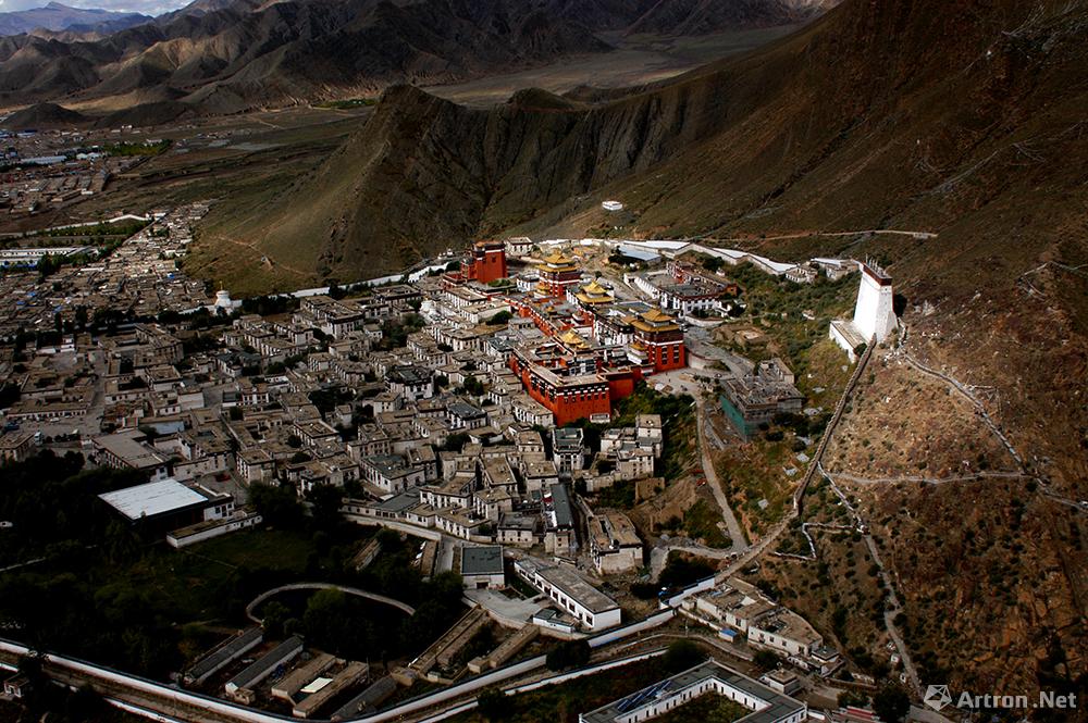 徐波作品：空中看西藏-扎什伦布寺