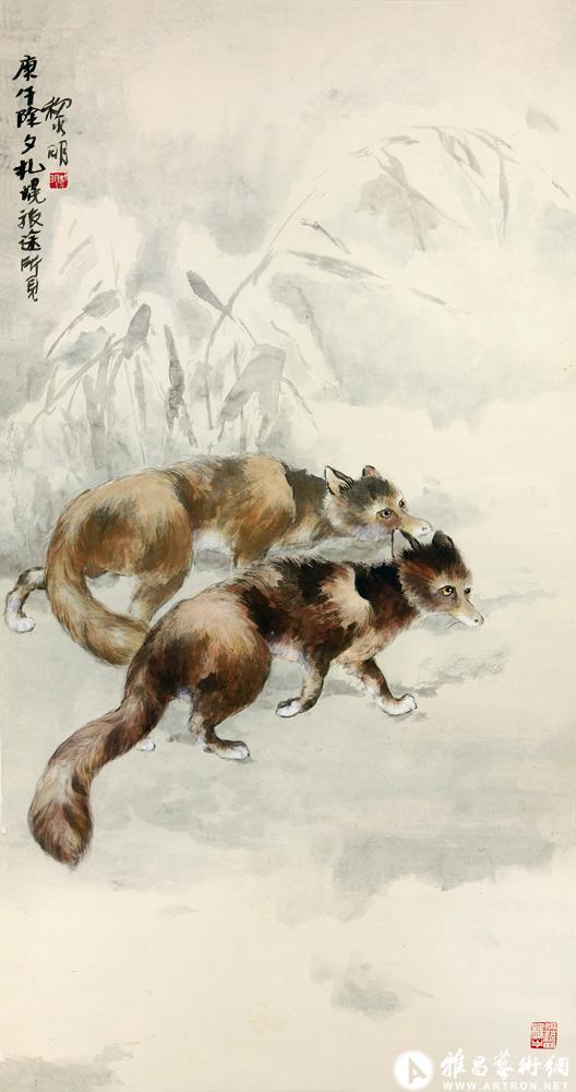 雪地狐狸^_^FOX IN THE SNOW