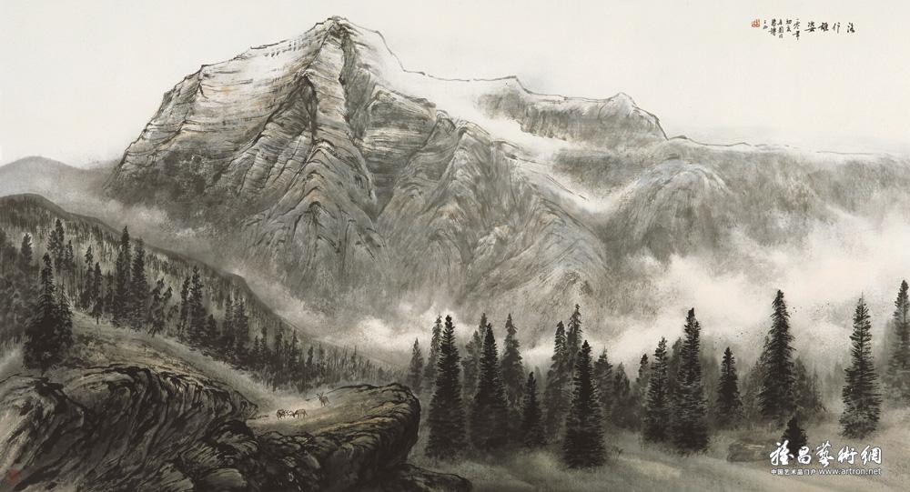洛信雄姿<br>^-^Majestic Robson mountain