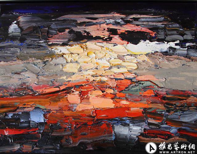 风景landscape 1271 oil on linen