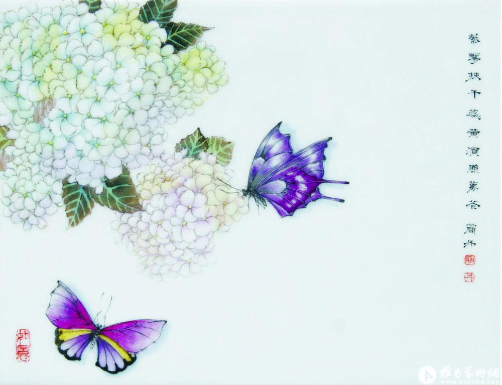 紫萼扶千蕊