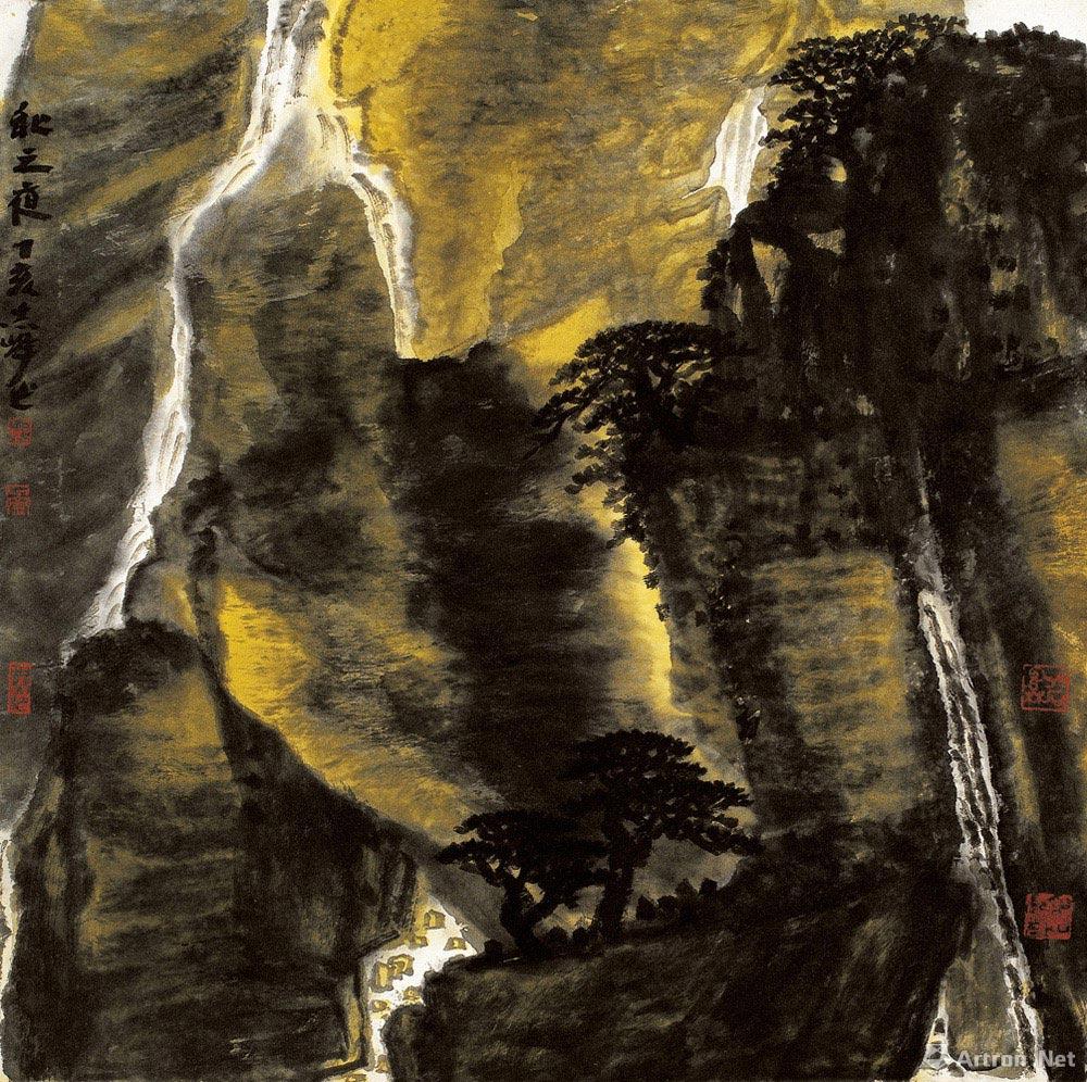 秋之夜_国画作品_詹志峰作品展_詹志峰在线作品_詹志峰官方网站-雅昌