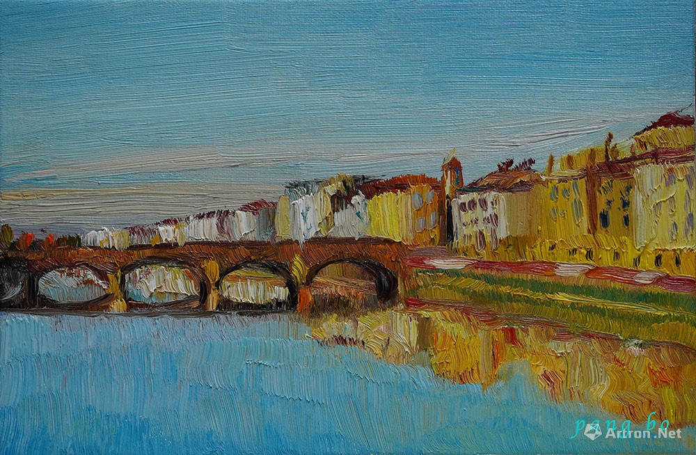 《佛罗伦萨的阿尔诺河畔的桥》