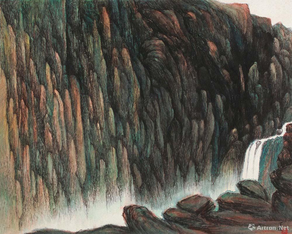 石壑飞泉