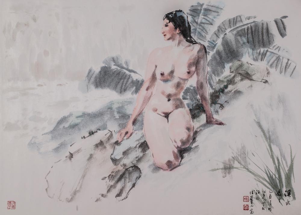 溪水潺潺