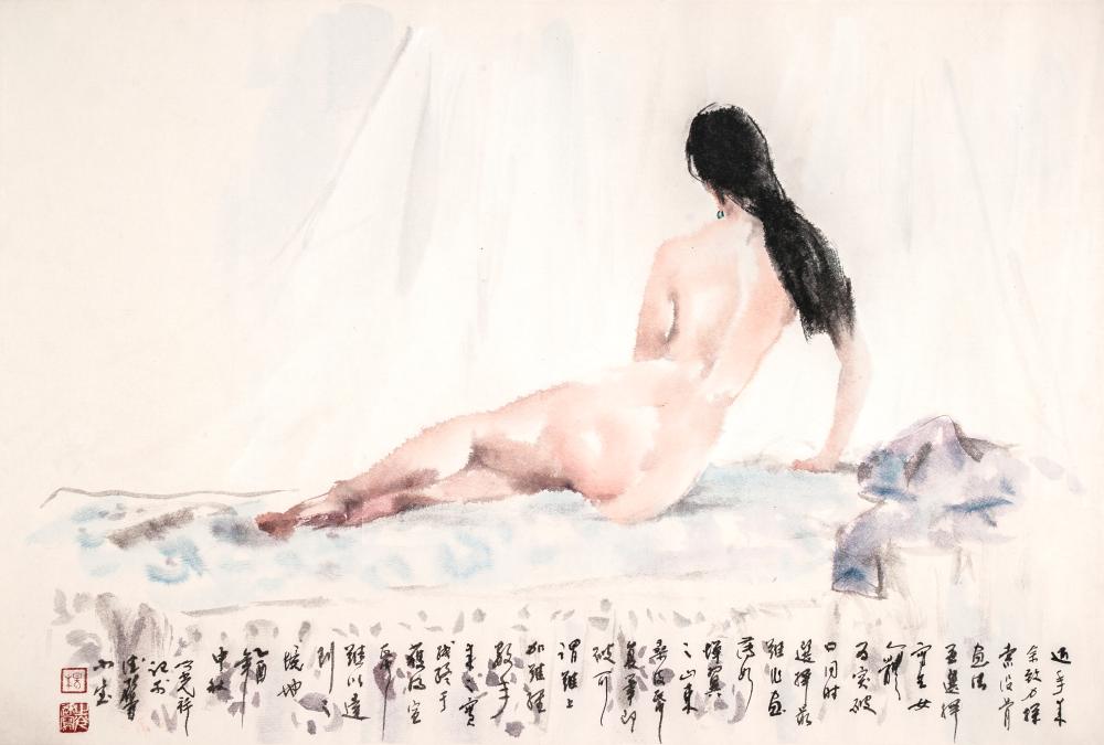女人体(桑皮纸)