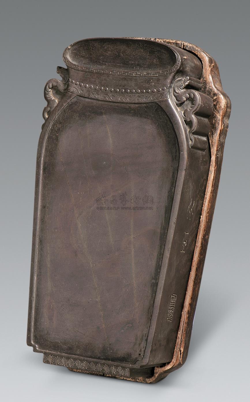 *3040 清 端石宝瓶形砚