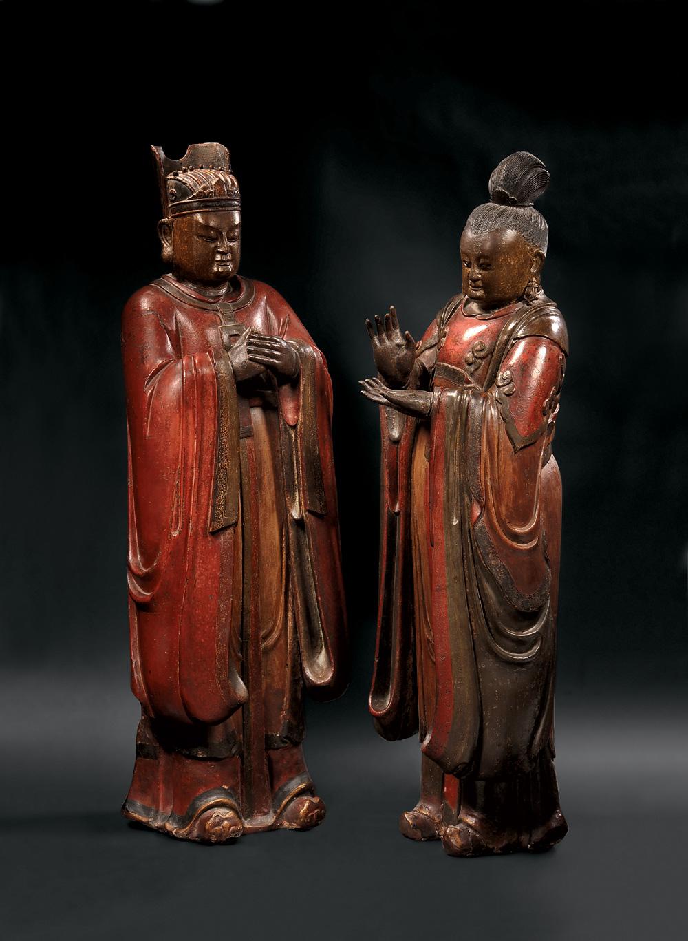 *2681 明代 东王公,西王母