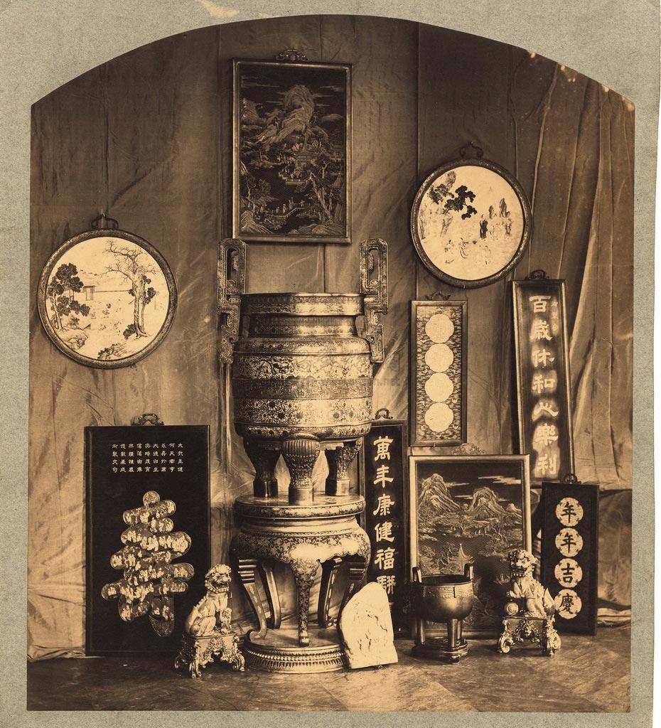 0566 1867年作 佚名 1867年巴黎世博会中国馆展品