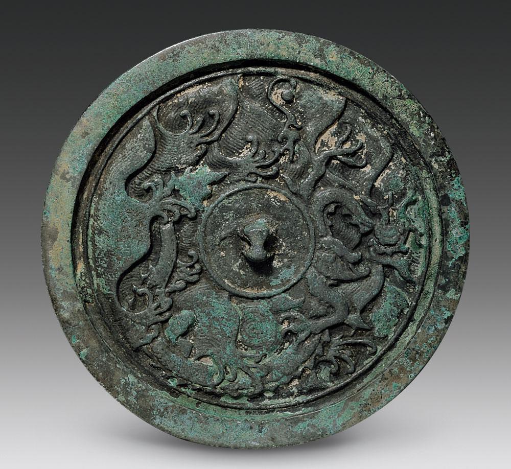 5471 元代 海水龙纹镜
