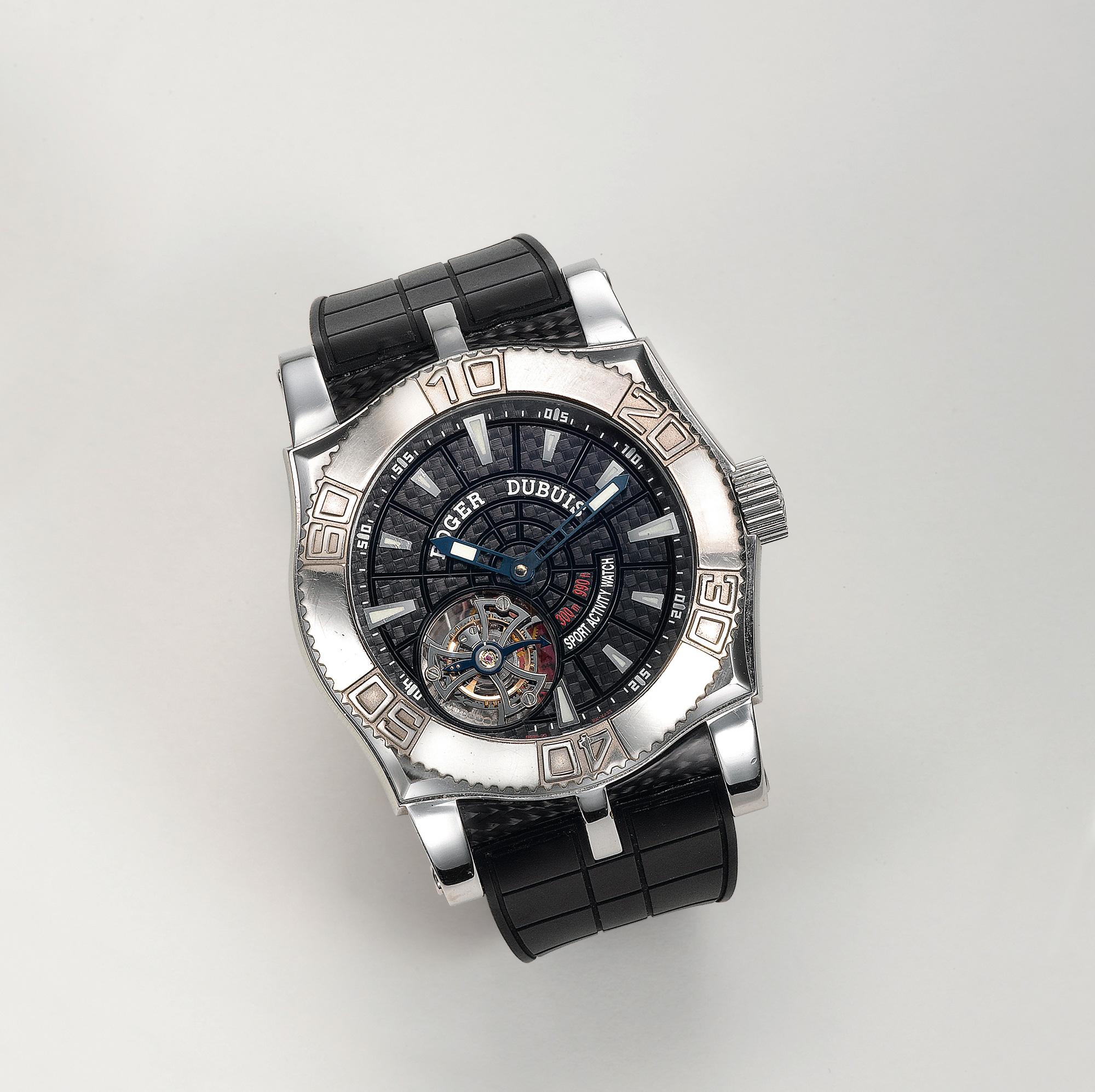 2644 罗杰,杜彼roger dubuis限量生产陀飞轮腕表,型号easy diver