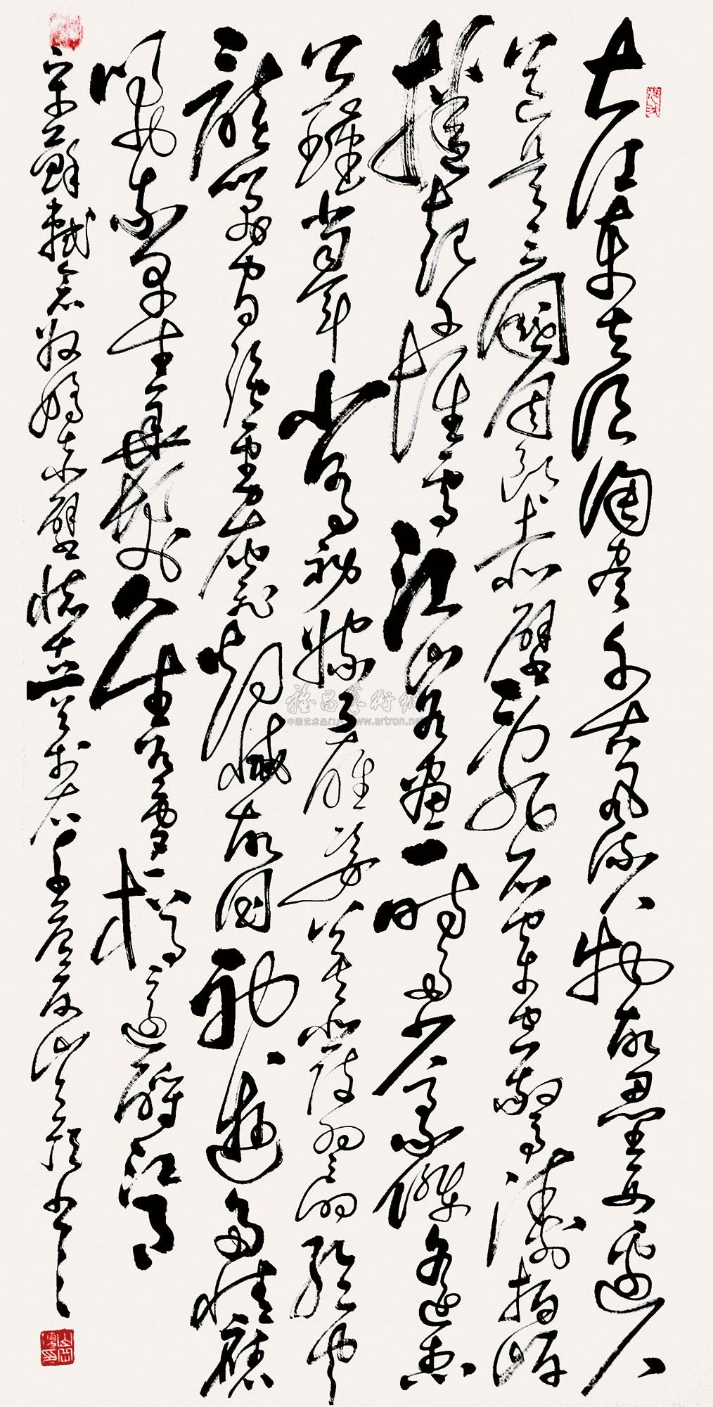 0418 2012年作 苏轼 念奴娇·赤壁怀古 镜片 水墨纸本