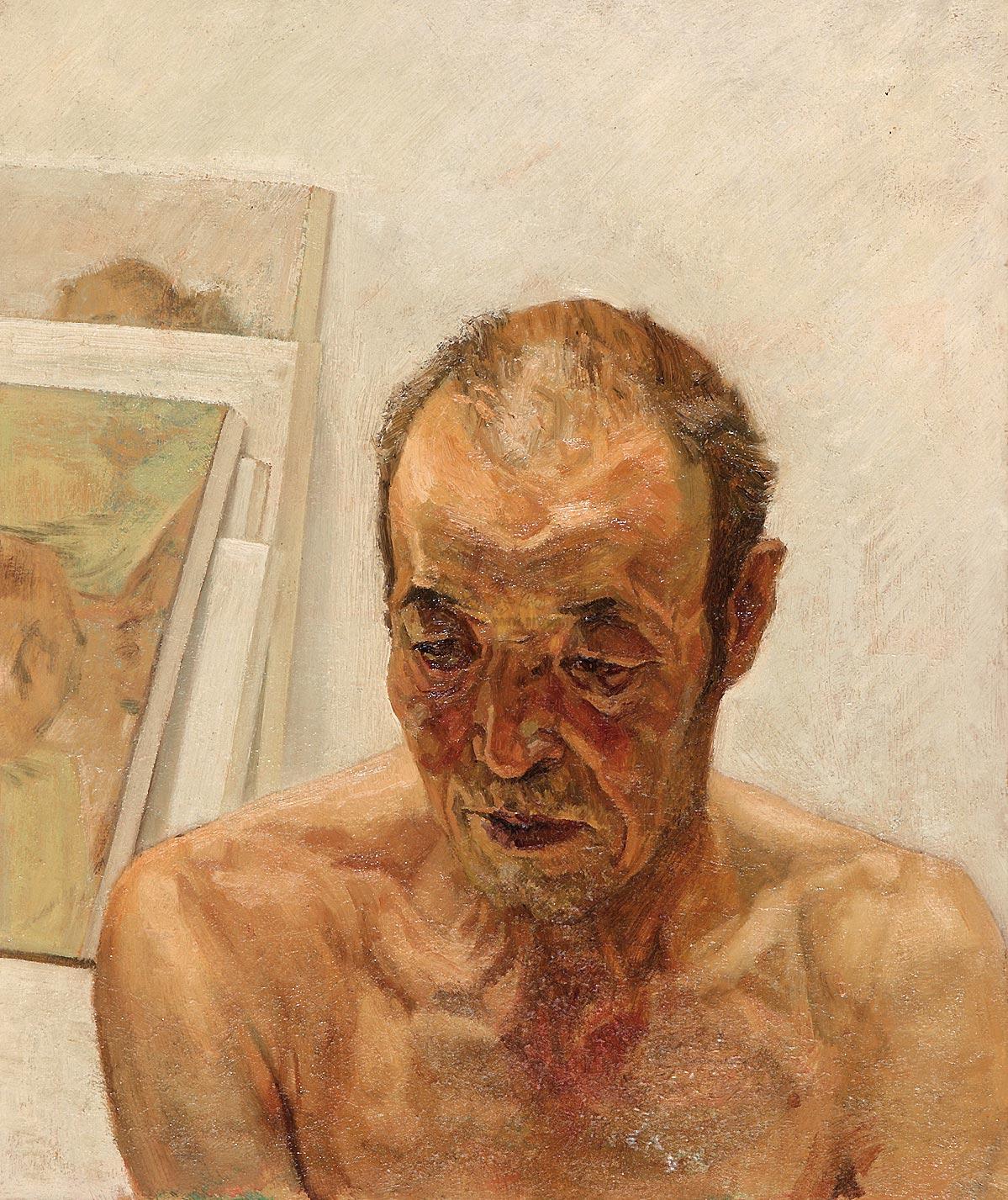 1545 老人肖像 布面 油画