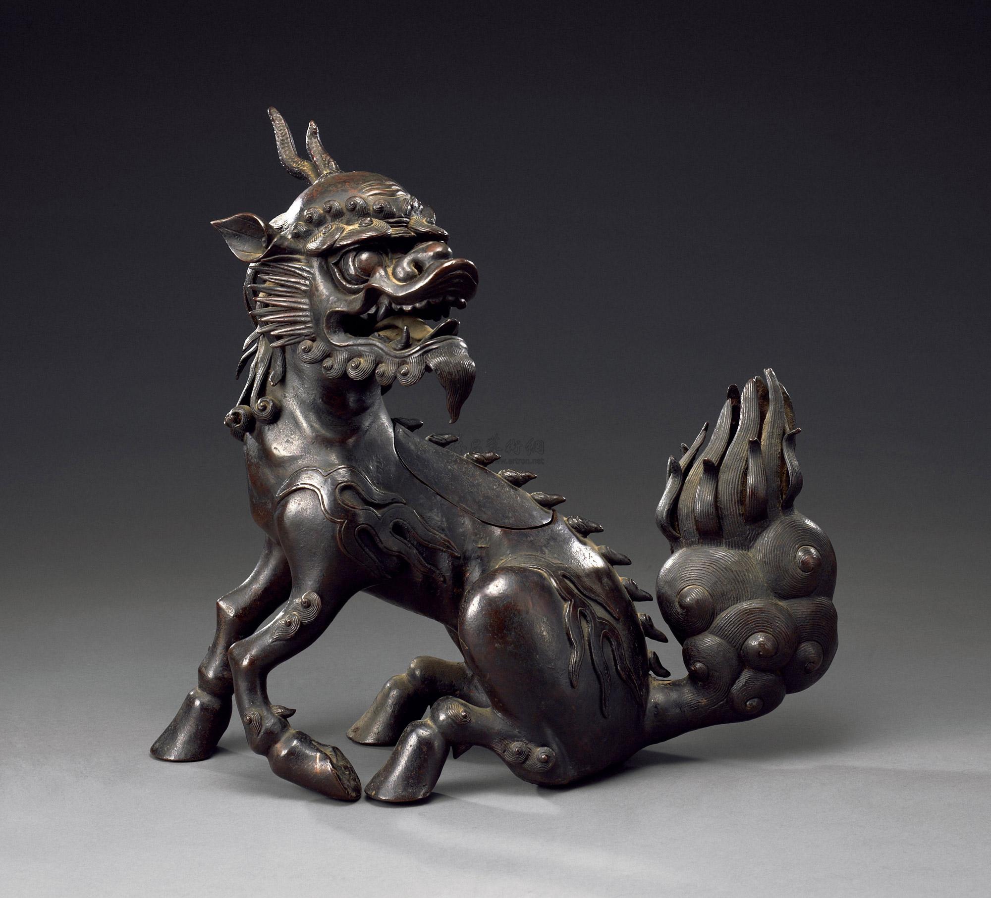【铜麒麟大香炉】拍卖品_图片_价格_鉴赏_铜器_雅昌艺术品拍卖网