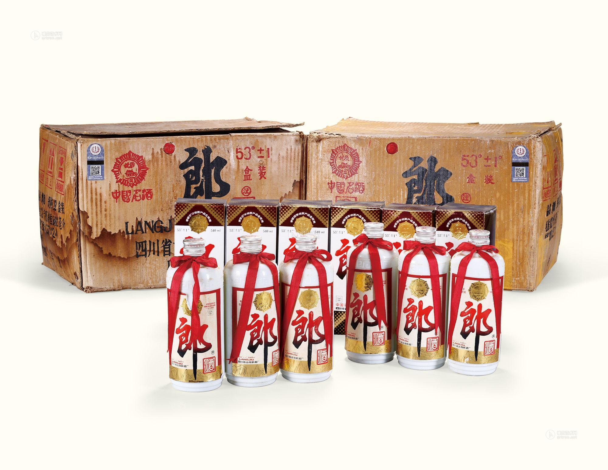 2664 1990年产原箱铁盖郎酒